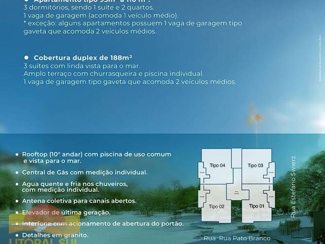 #1497A - Apartamento para Venda em Guaratuba - PR